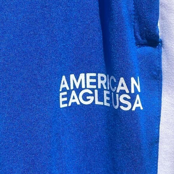 American Eagle Sweatpants/Joggers/Warmups Men Blue Active Performance. Small EUC - Picture 2 of 7